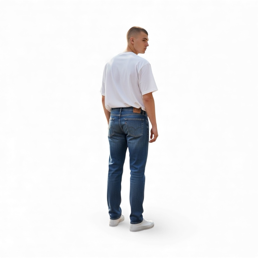 Lee Men's Straight Fit Blue Jeans. 38x29‎
